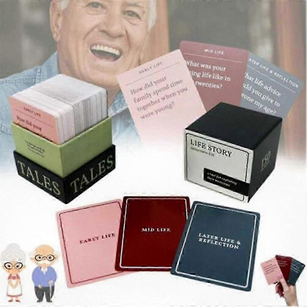 150-Piece Interview Card Game  Fun Conversation Starter for Family Parties