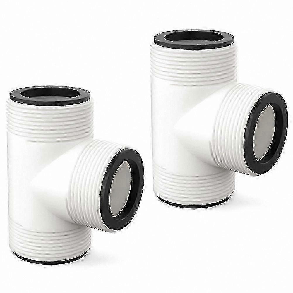 2pcs 1.5inch Pool Hose Connector Plunger Valves For Above Ground Pool Hose -t-splitter For Pool Hos