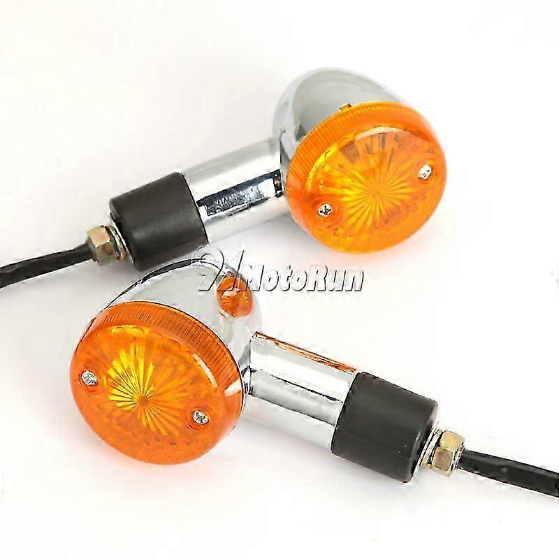 2/4pcs Motorcycle Bullet bend Signals Indicator For Kawasaki Vulcan VN 500 750 800 900 1500 1600 1700 2000 Custom Classic