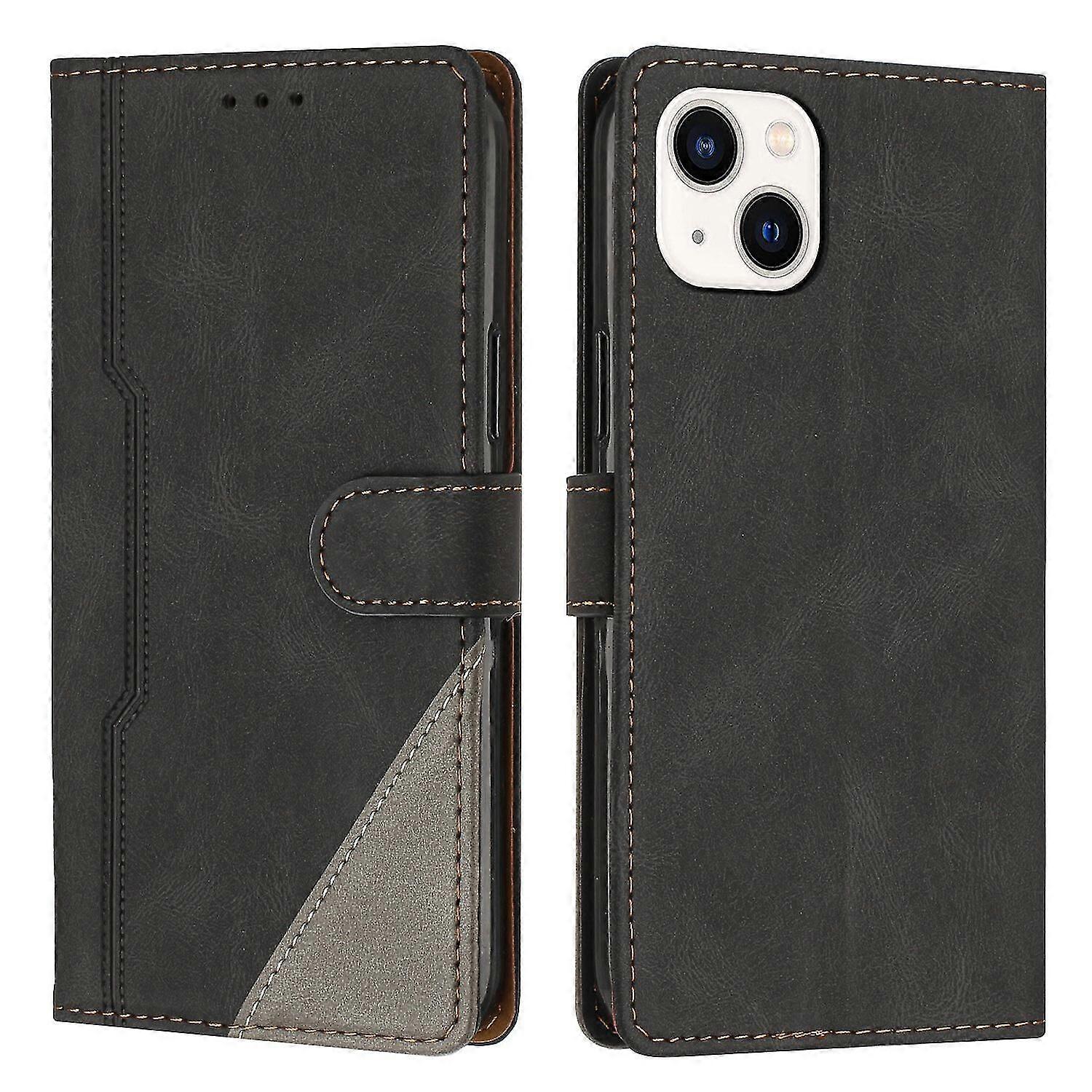 Leather Magnetic Clasp Case with Flip Wallet Stand Function Cover for