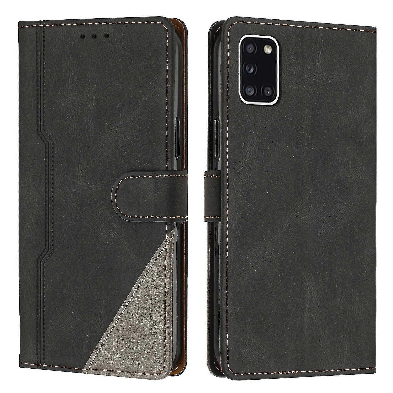 Leather Magnetic Clasp Case with Flip Wallet Stand Function Cover for