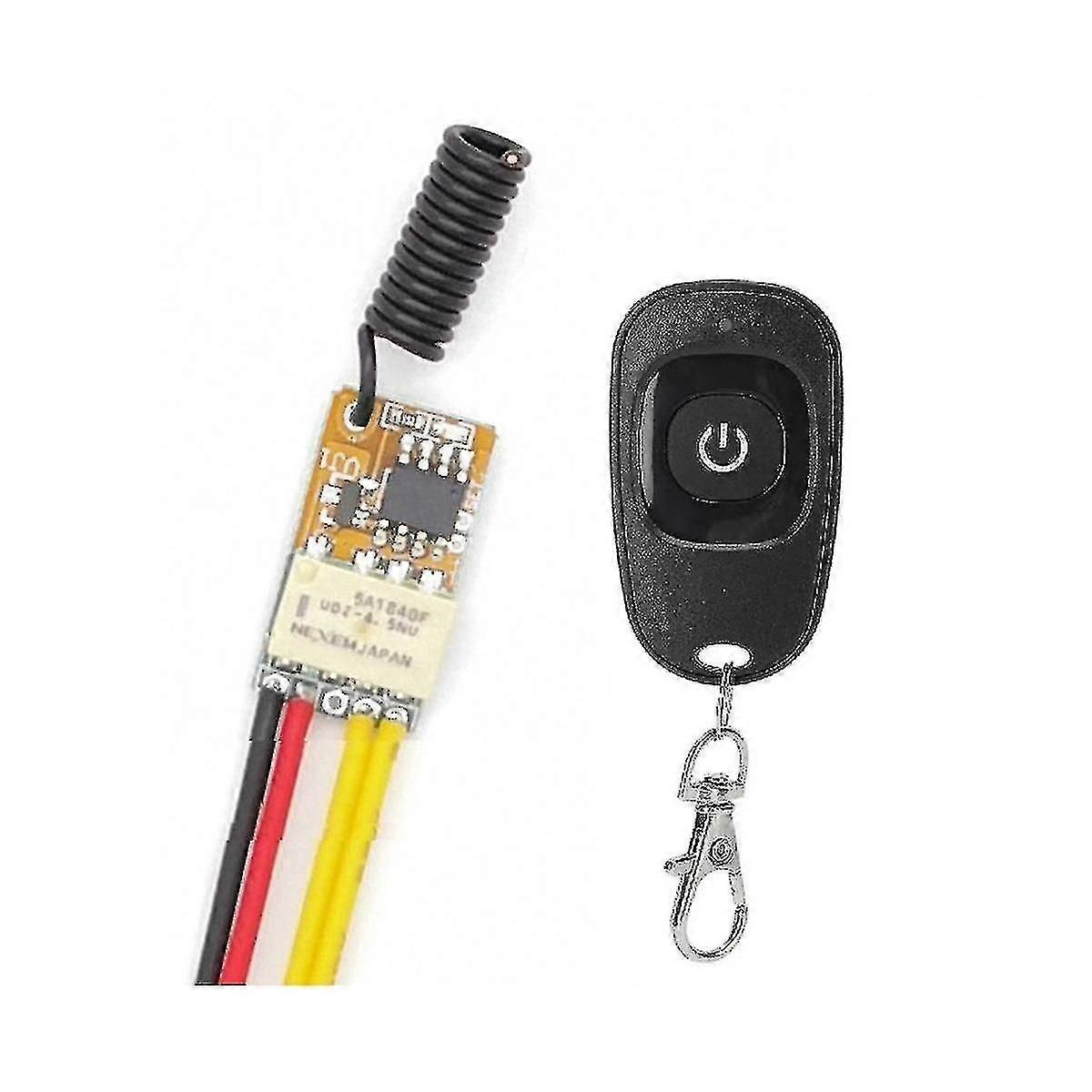 Push Button Saving Mini Relay Contact Rf Wireless Switches Dc3.7v-12v 433mhz Small Remote Switches