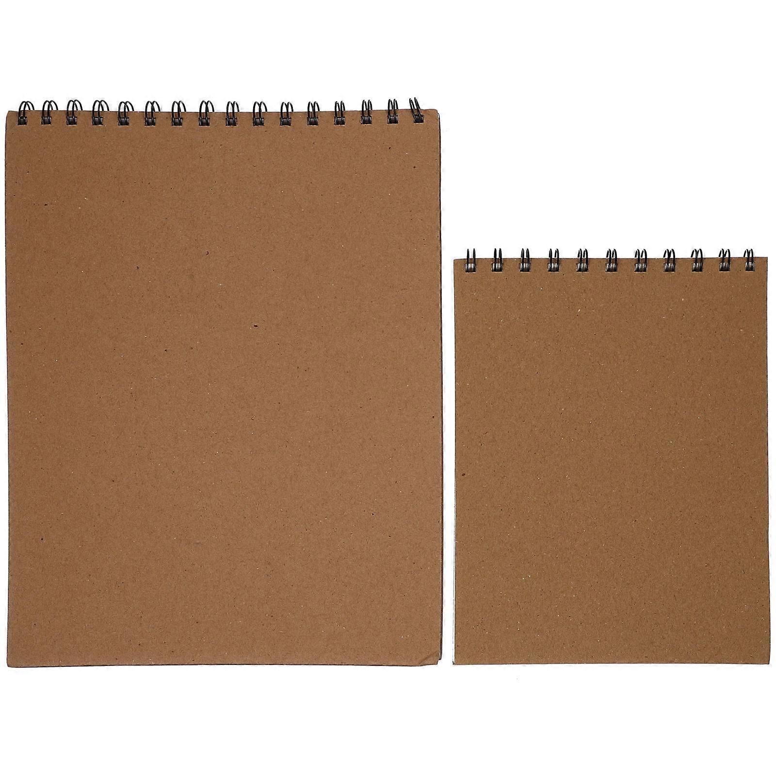 2Pcs Portable Sketchbooks Students Painting Sketch Books Art Coil Sketchbooks Drawing Books