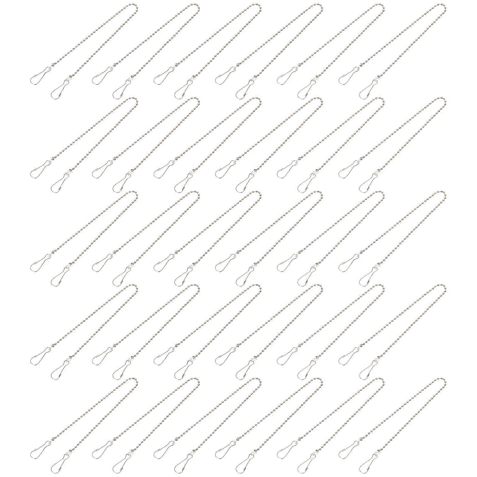 50pcs Poster Pole Hanging Chains with Hooks for Flag Display