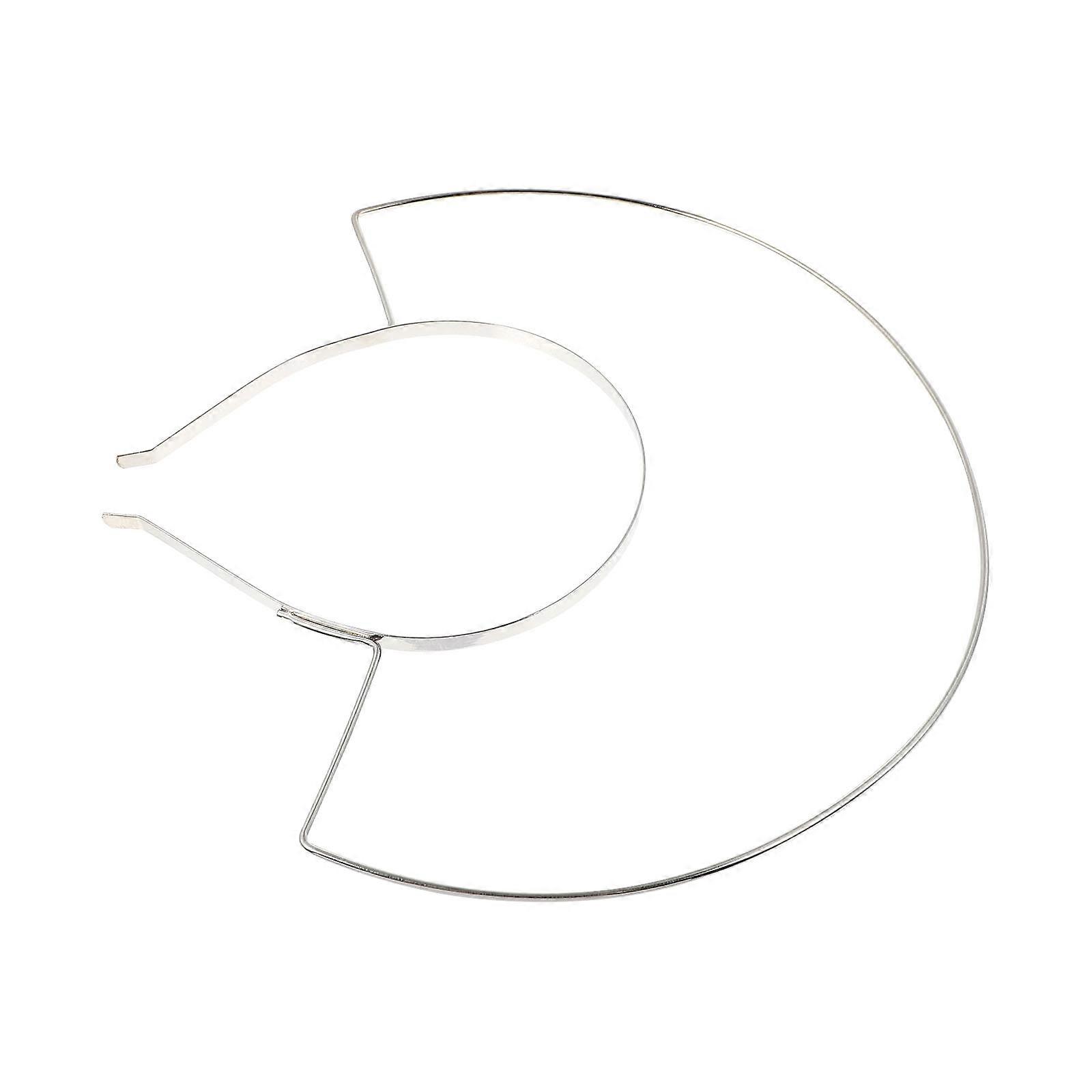 Headband for DIY Silver Iron Hair Accessory Durable and Practical for Parties 0.5in Wide
