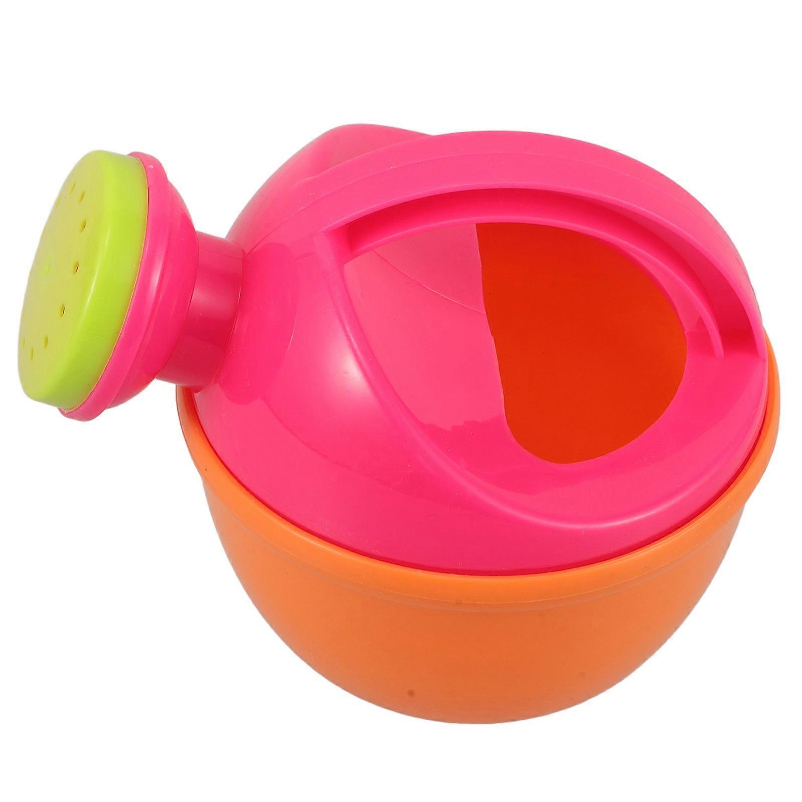 Garden Watering Can Pink Plastic Toddler Toys Sprinkler Outings Bath Time 8.00X7.00X7.00CM 1Pack
