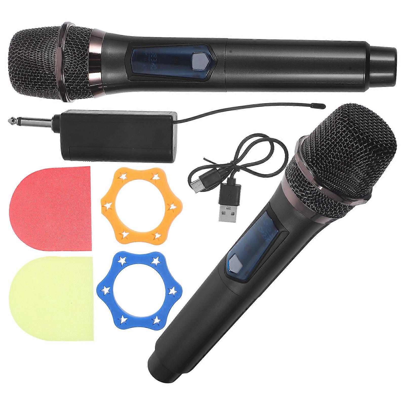 Cordless Microphone For Singers And Performers Professional Sound Quality Wide Operating Range 1 Set