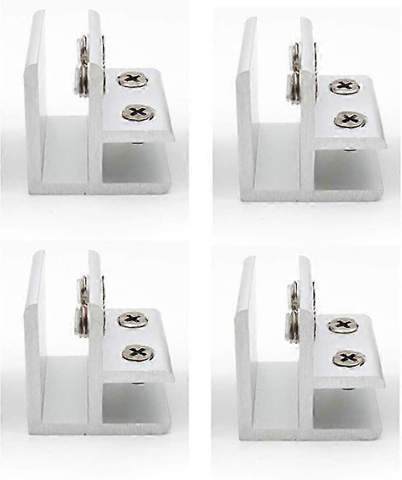 4 Pack 90 Clamps for Glass to Glass, Fixing to Two Side Panels, Shower, Tables, Panels, 10-12mm3.8*4*4cm