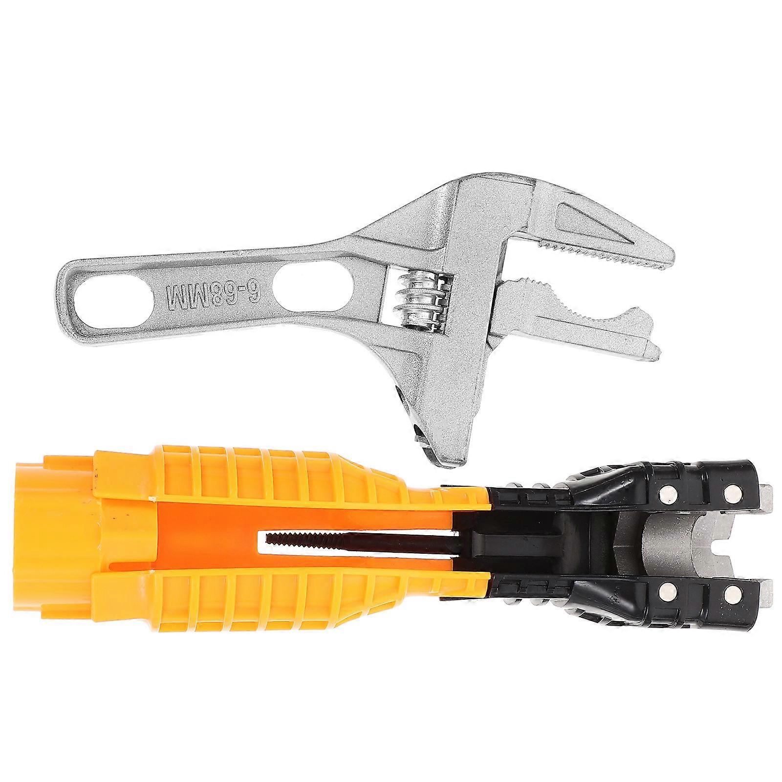 Multi-functional Bathroom Adjustable Wrench For Plumbing Installation In Assorted Color Suitable For Adults 1 Set
