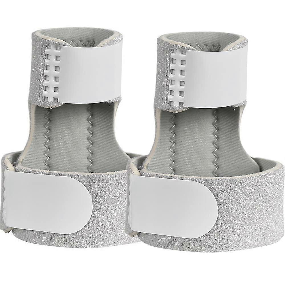 Finger Splint 1 Pair For Trigger Finger Straight Or Curved Thumb And Hammer Finger Stabilising Tenosynovitis Grey