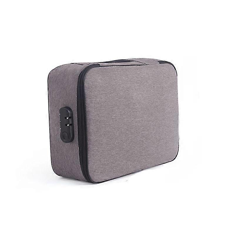 2025 Canvas Documents Organizing Padfolio With Combination Pad Lock