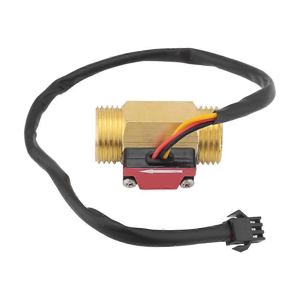 125L/min Water Flow Sensor Switch Made of Copper Comfortable Ideal for Industrial Water Systems G1/2 Wire