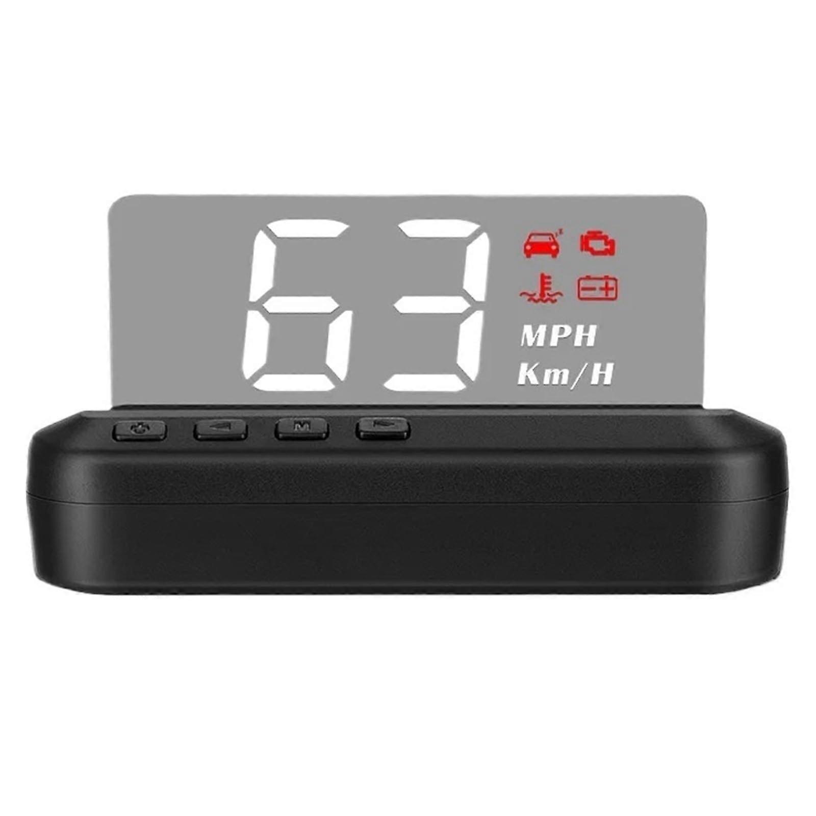 Head-Up Display With OBD II And GPS Projection For Cars, Universal Fit