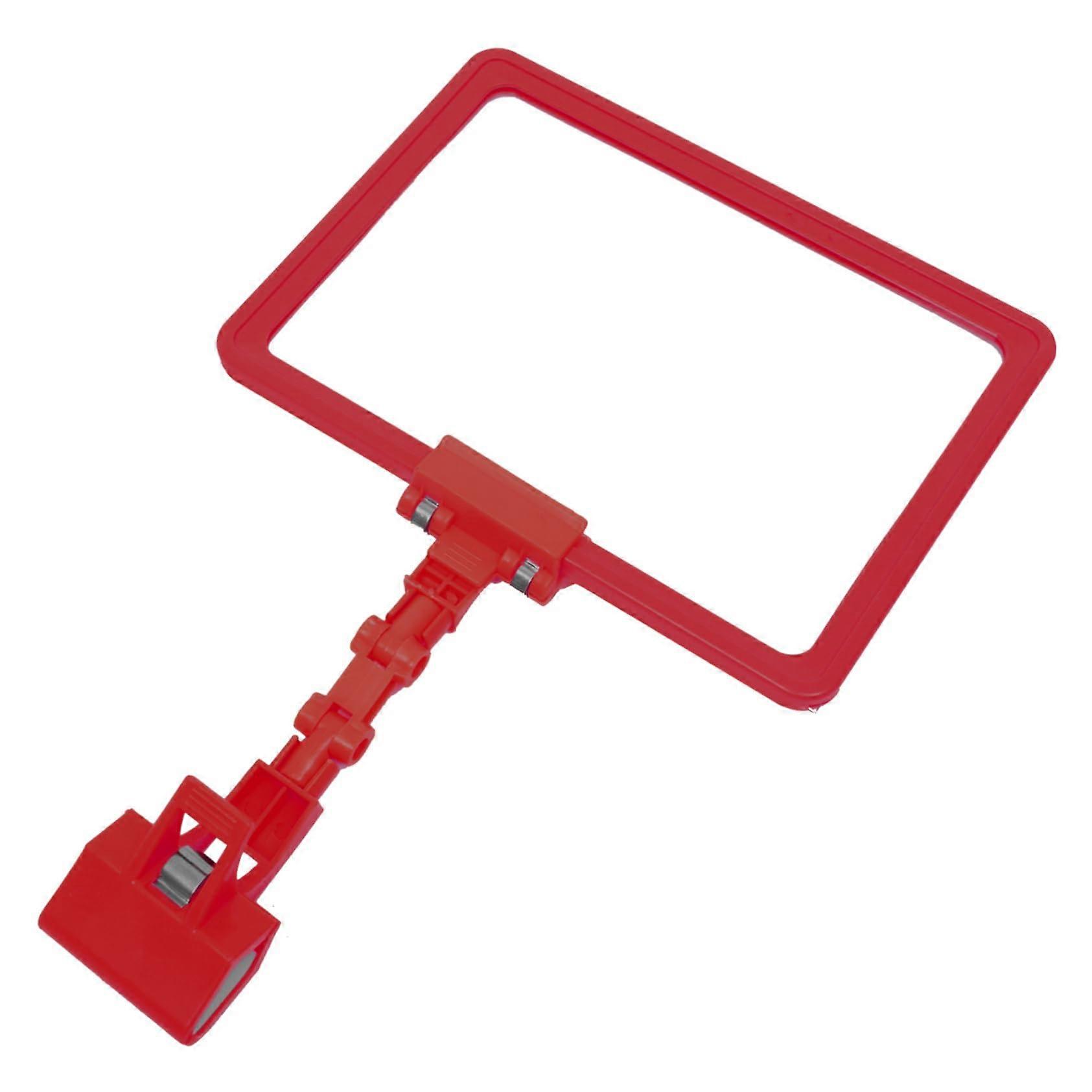"Transparent Price Tag Holder for Retail Stores and Supermarkets - Easy to Use, Lightweight, Ideal for Advertising and Price Display"