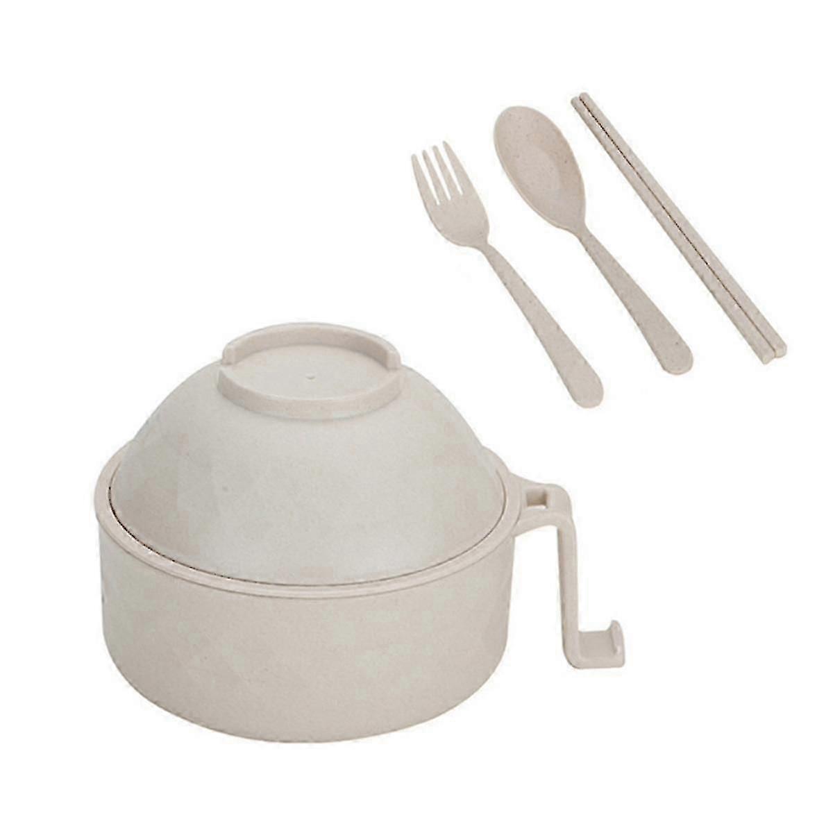 Conjunto de Cozinha para Tigelas de Ramen - Tigela de Macarrão Instantâneo com Acessórios de Alça