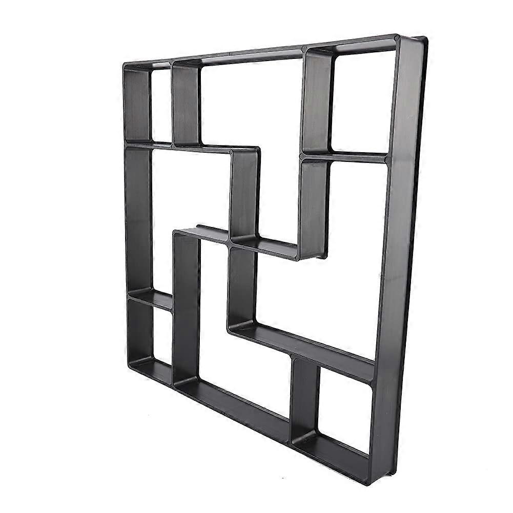 Paving Mould 1 Style Reusable Concrete Path Maker Moulds Stepping Stone Paver Lawn Patio Yard Garden DIY Walkway Paving Mould DIY Concrete Mould