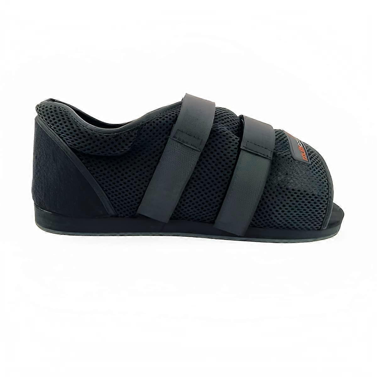 Medical Shoe for Swollen Feet, Broken Toes, Casted Foot | Black Cast Shoe Size UK 6-7 | Post Surgery Recovery Support