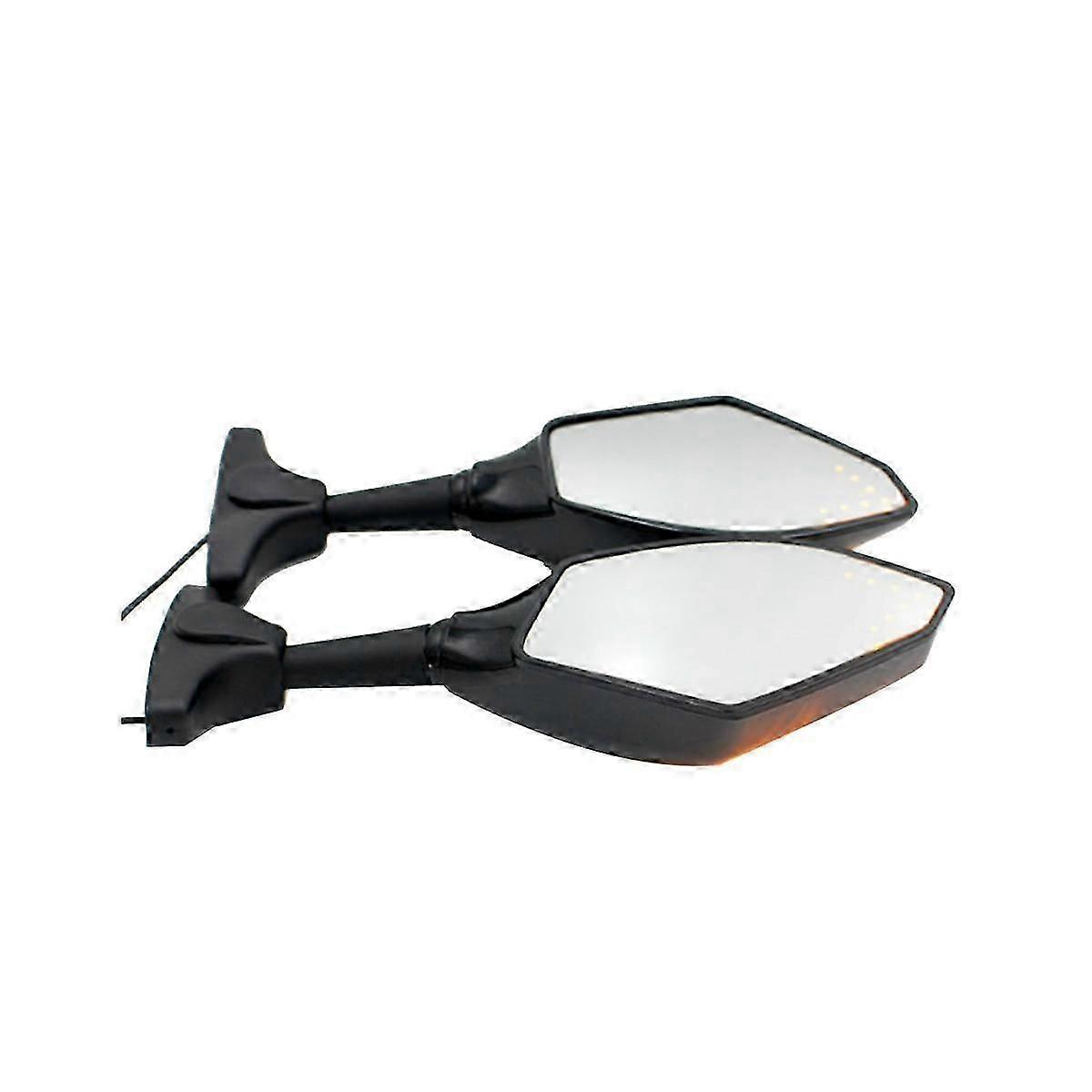 LED Rearview Mirror Motorcycle Mirror Indicator Mirror Turn Signal for Hondas Ninja