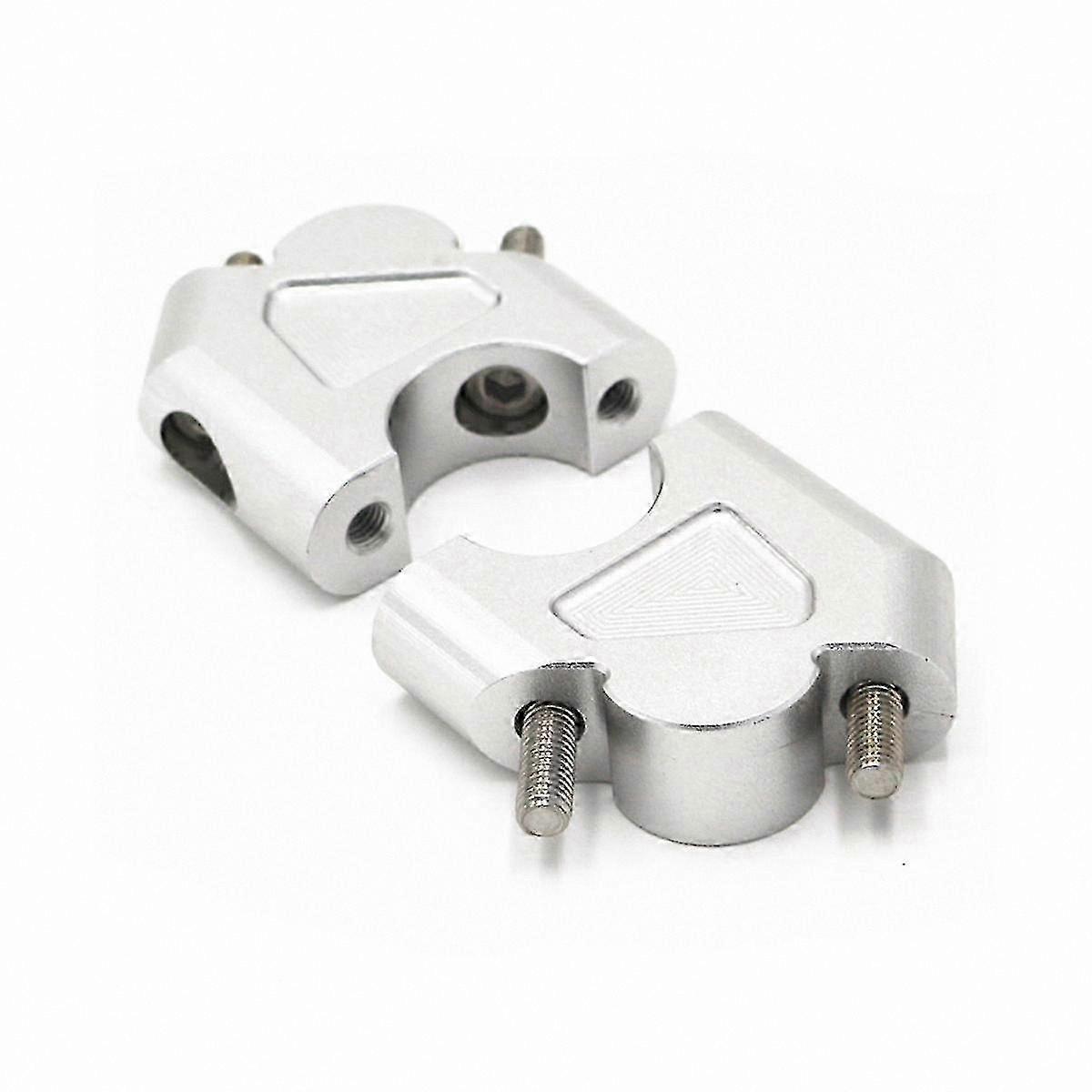 Handlebar Riser Adapter for Motorcycles - Adjustable Mount Clamp for Enhanced Control and Comfort