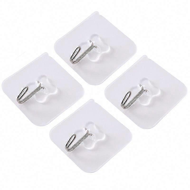 8pcs Seamless Hooks for Hanging Clothes & Decor