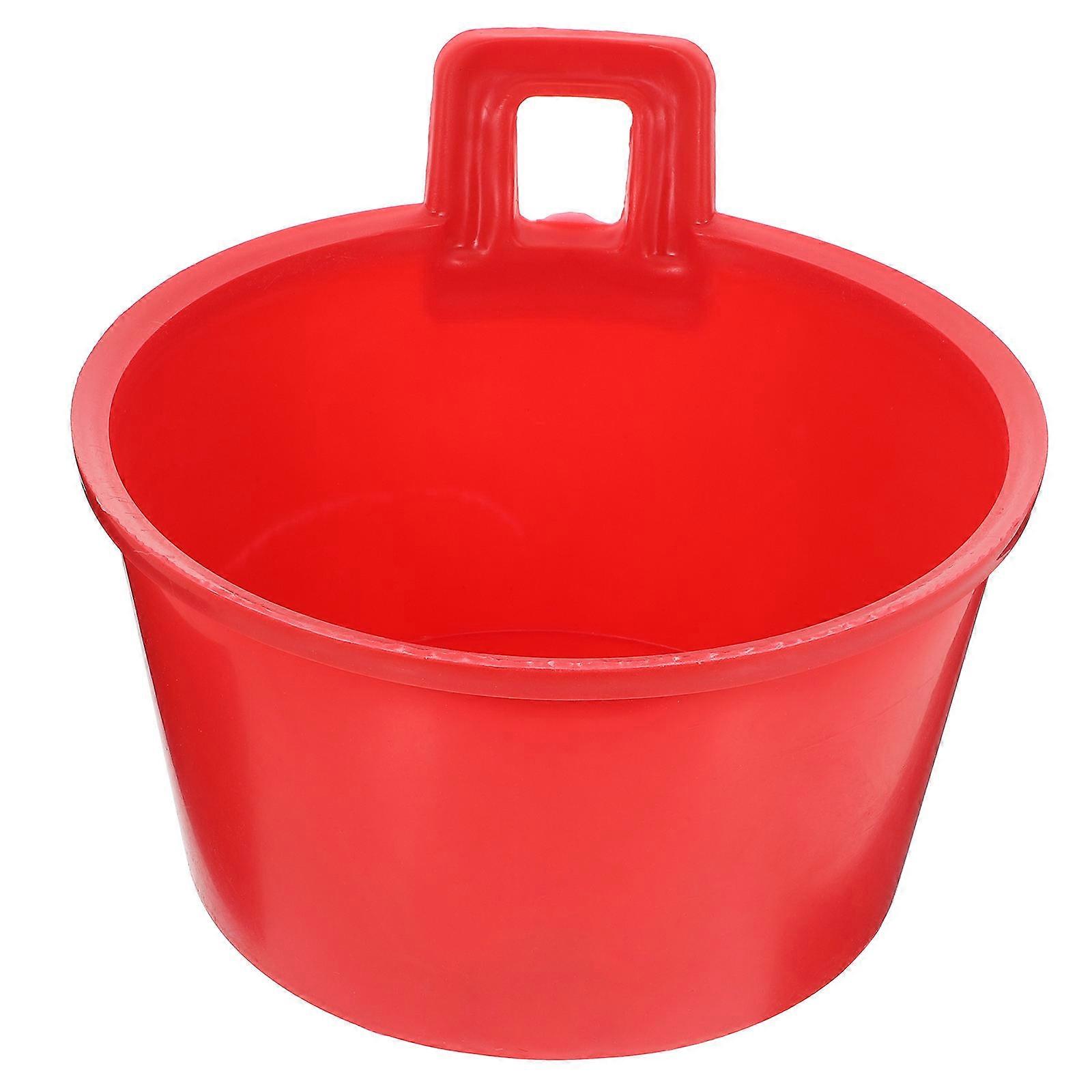Garden Dip Water Ladle Plastic Scoop for Farm Use Red Gardening Watering 1Pcs