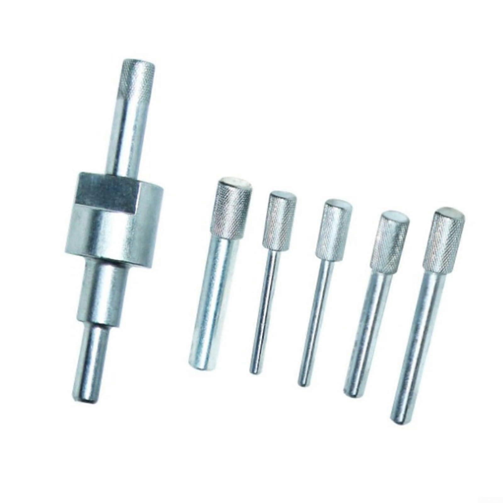 6 Pieces Crankshaft Pin Pulley Timing Tool Set Metal Engine  Kit For 1.6 For 1.8 For 2.0 Engines