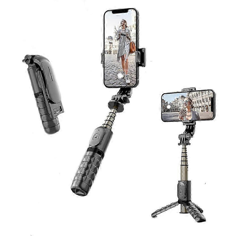 3-in-1 Extendable Bluetooth Selfie Stick with 360 Rotation and Detachable Remote for iPhone
