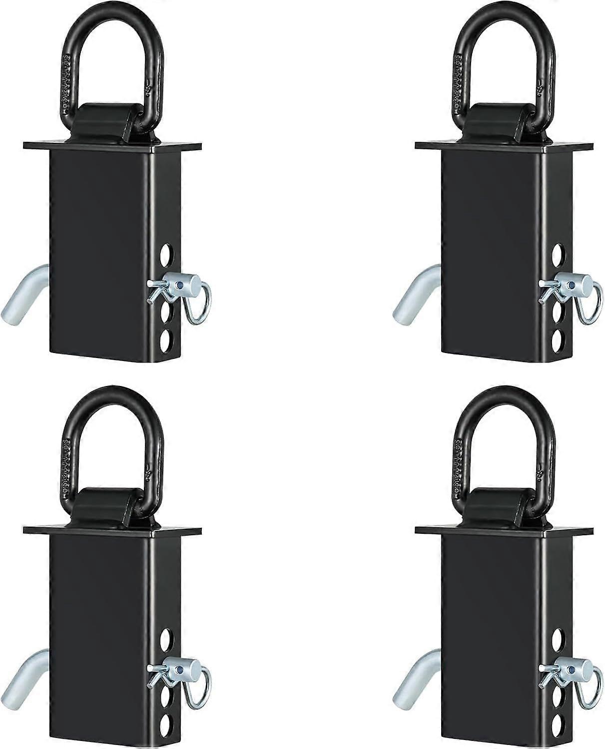 Trailer Stake Pocket D Ring Tie Downs, 4 Pack, 12,000 lbs Capacity, with 5/8"