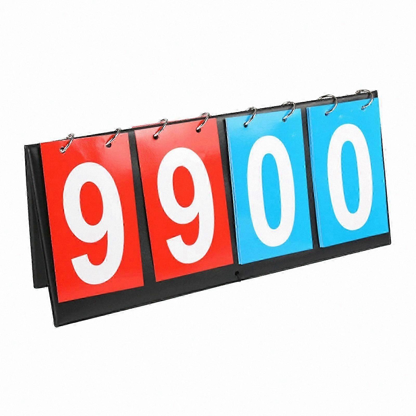 Portable Tabletop Scoreboard for Basketball Games and Multi-Sport Use