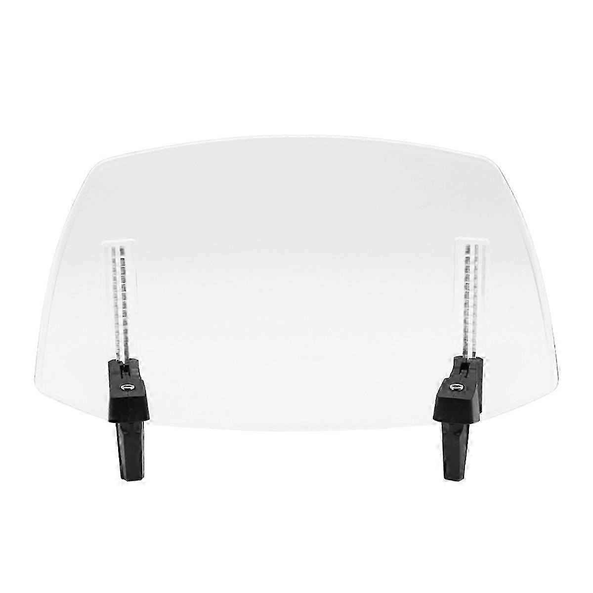 Adjusted Windshield Extension for Universal Motorcycles - Clear Fits Adjustable Windscreens