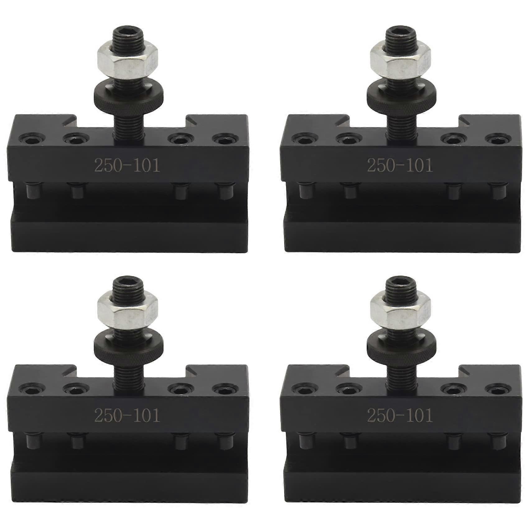 Lathe Facing Holder 4Piece Set For QuickChange CNC Turning Tool Model 250101