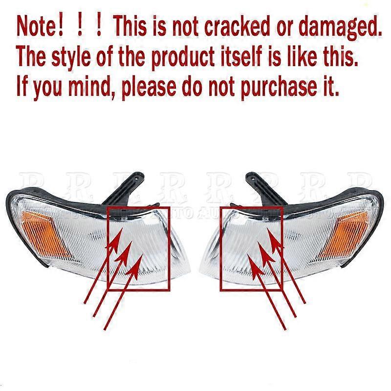 Applicable For Toyota Corolla AE100 E100 AE101 1993-1997 Corner Light Car Front Bumper Headlight Side Marker Turn Signal Light Headlamp