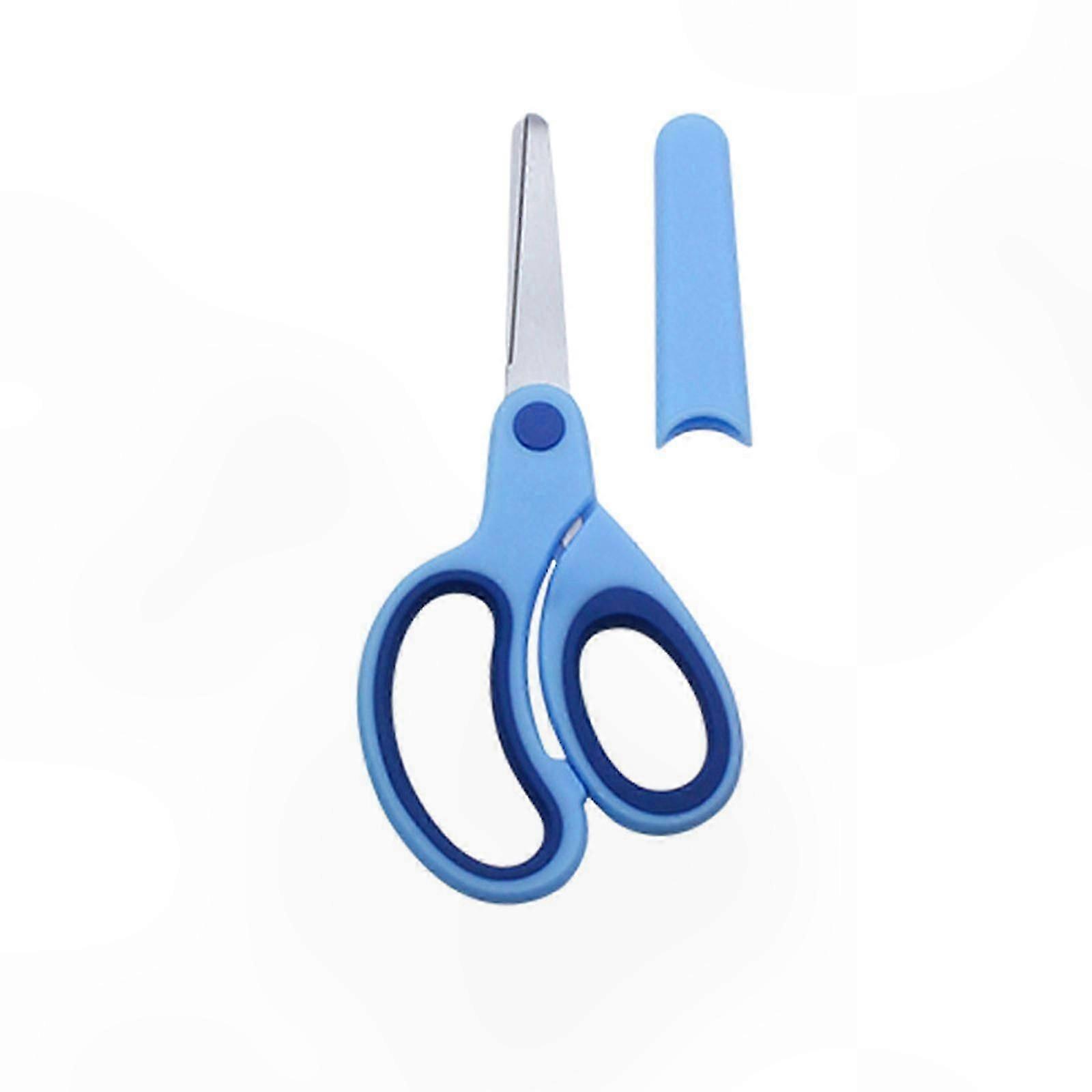Left-Handed Kids Safety Scissors for Crafting and School Use Red Color