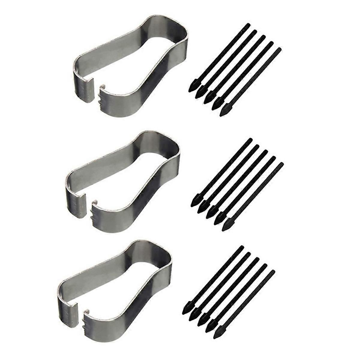 15Pcs Pen Nibs Replacement for N20 S21Ultra S22Ultra Touch Screen Tablet Pen Tips with Nib Removal Tool Black