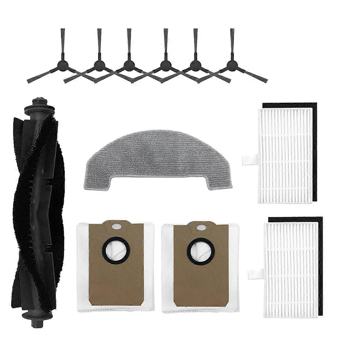 Main Brush Side Brush Dust Bag Mop Cloth for MONSGA MS1 MAX Robot Vacuum Vacuum Cleaner Accessories