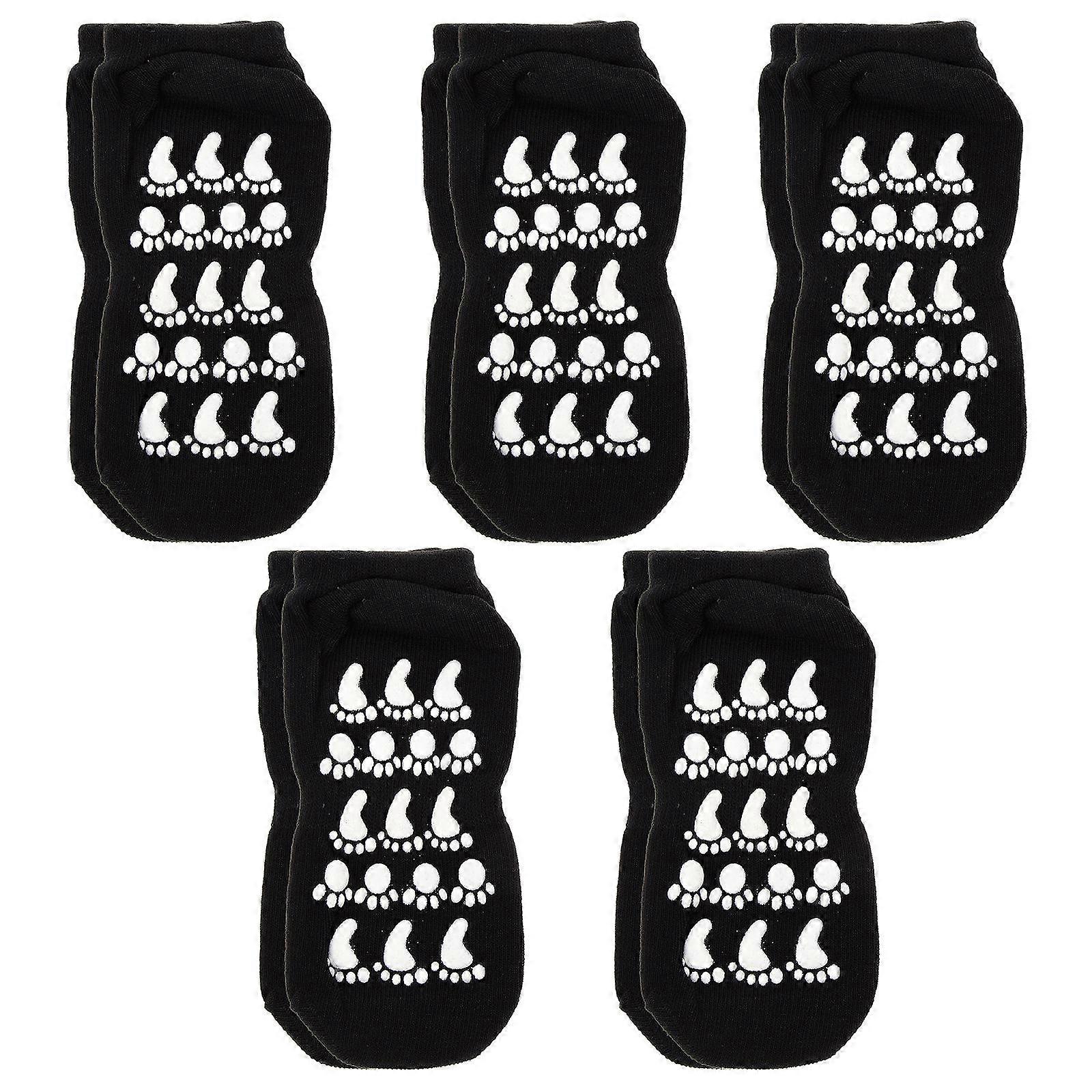 Cotton Non-slip Kids Socks 5 Pairs Cute Ankle Socks For Outdoor Activity Breathable Design Available