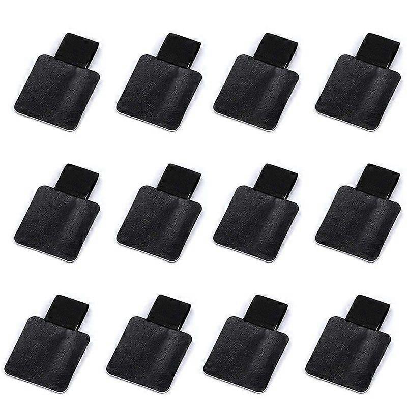 12 Pack Pen Loop Holder, Self-Adhesive Pen Holder Pencil Elastic Loop for Notebooks, Journals, Cale