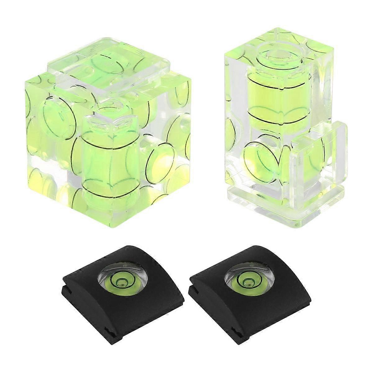 Hot Shoe Level,Camera Bubble Level Hot Shoe Bubble Level Combo Pack 3 Axis 2 Axis 1 Axis For Dslr F