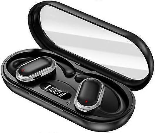 Bluetooth 5.3 Earphone Wireless Headphone Touch Control 1A16qX97(black)