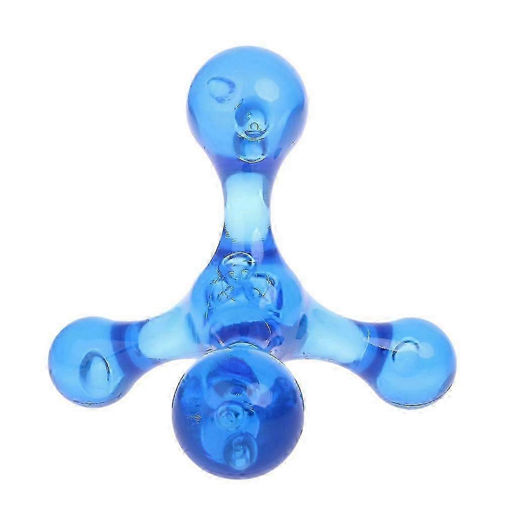 Four Trigger Point Hand-Held Massage Tool with Massage Knobs for Back Massage