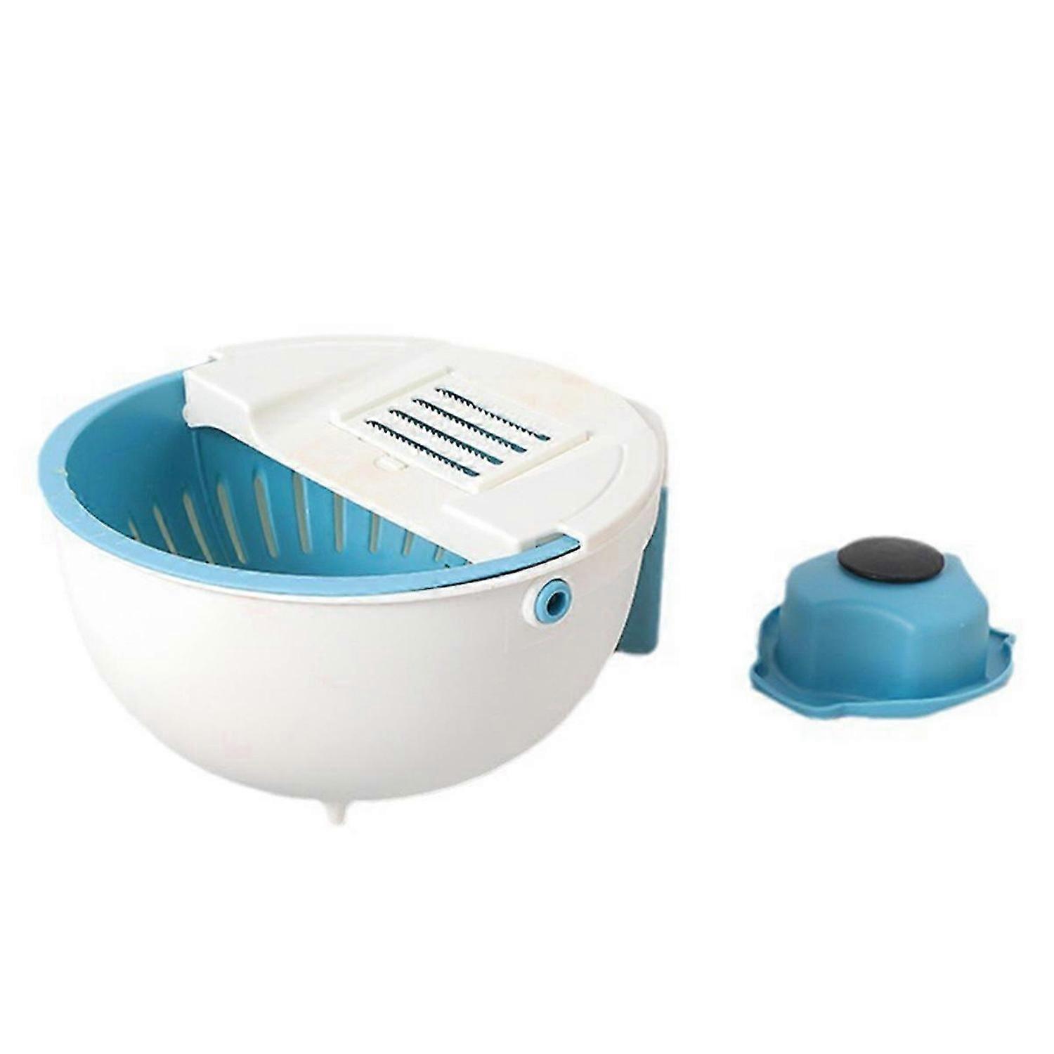 Versatile Kitchen Vegetable Cutter with Drain Basket, for Potatoes