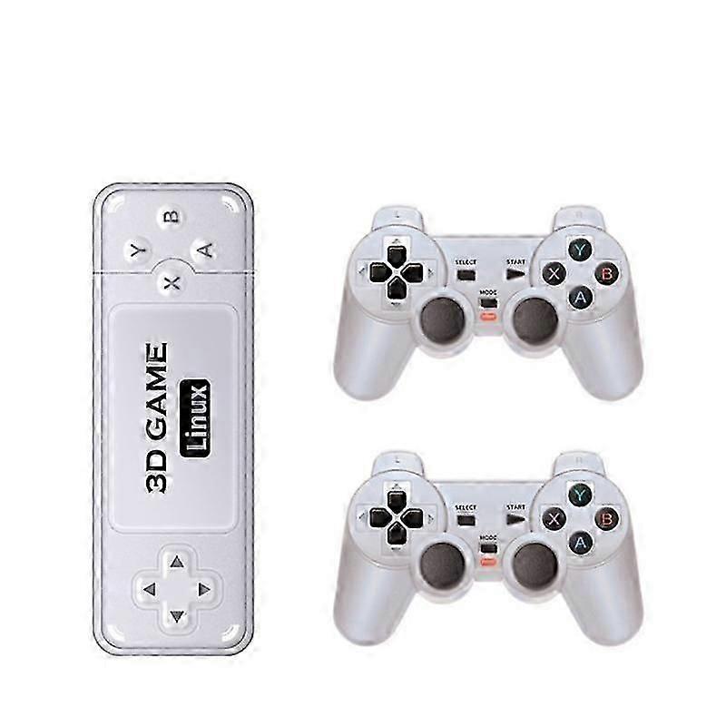 Video Game Console 2.4G Double Wireless Controller Game Stick 4K 10000 Games 64 128GB