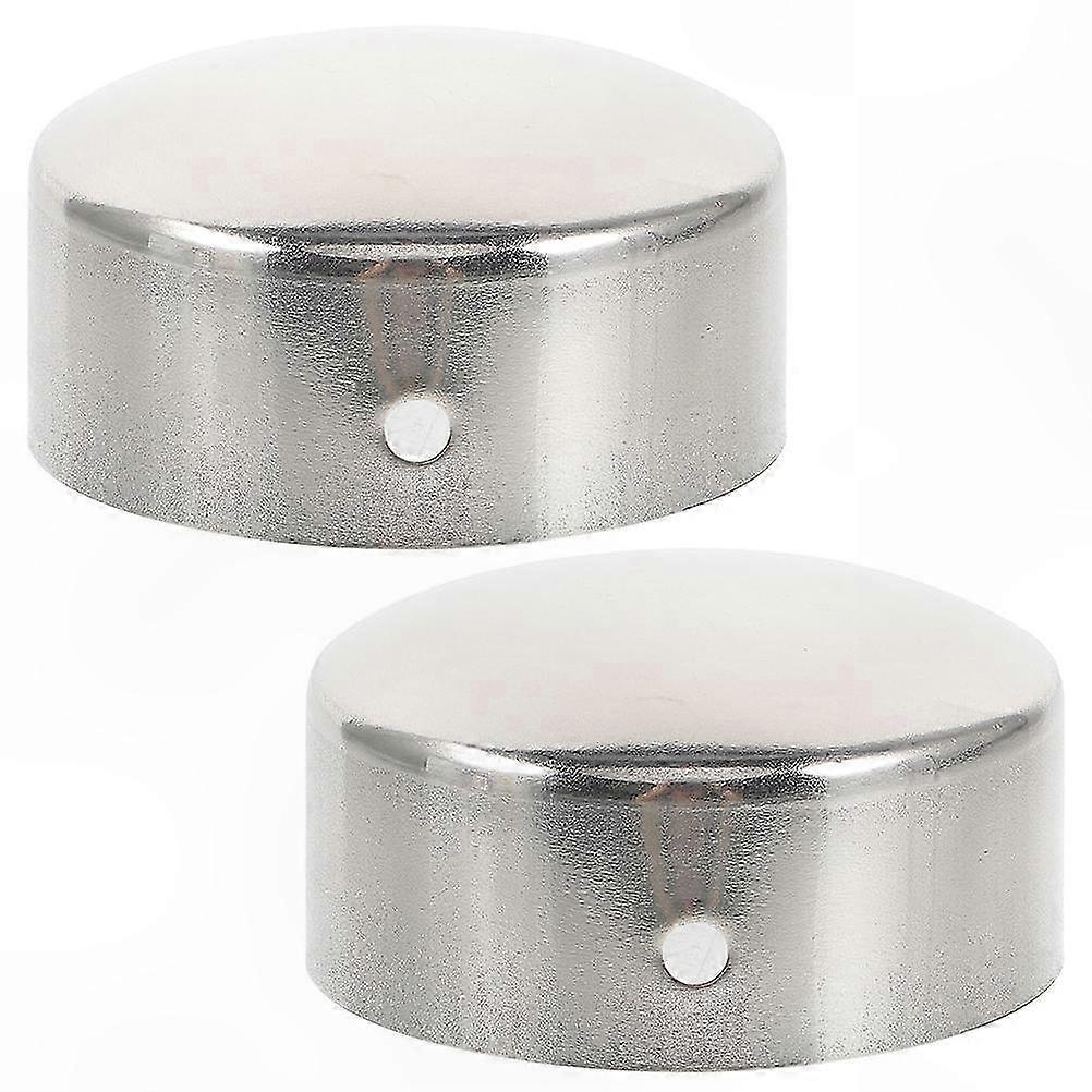 Protective End Caps for Stair Rails and Fencing Tubes 4.5x4.5cm (Pack of 2)