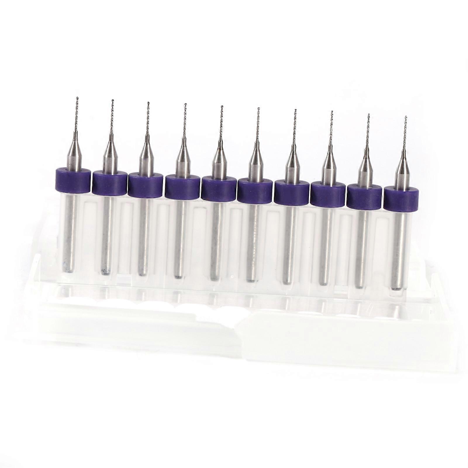 Lot de 10 micro-forets en carbure pour circuits imprimés PCB (0,5 mm)