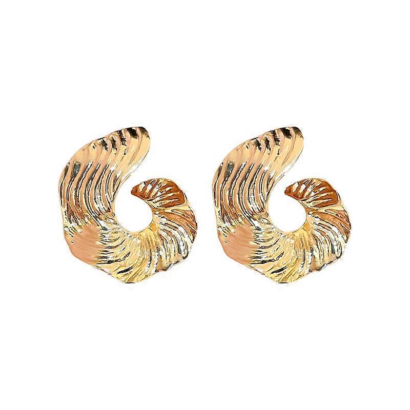 Earrings, Women's Irregular Geometric Pattern Unique Design Elegant European American High-end Style