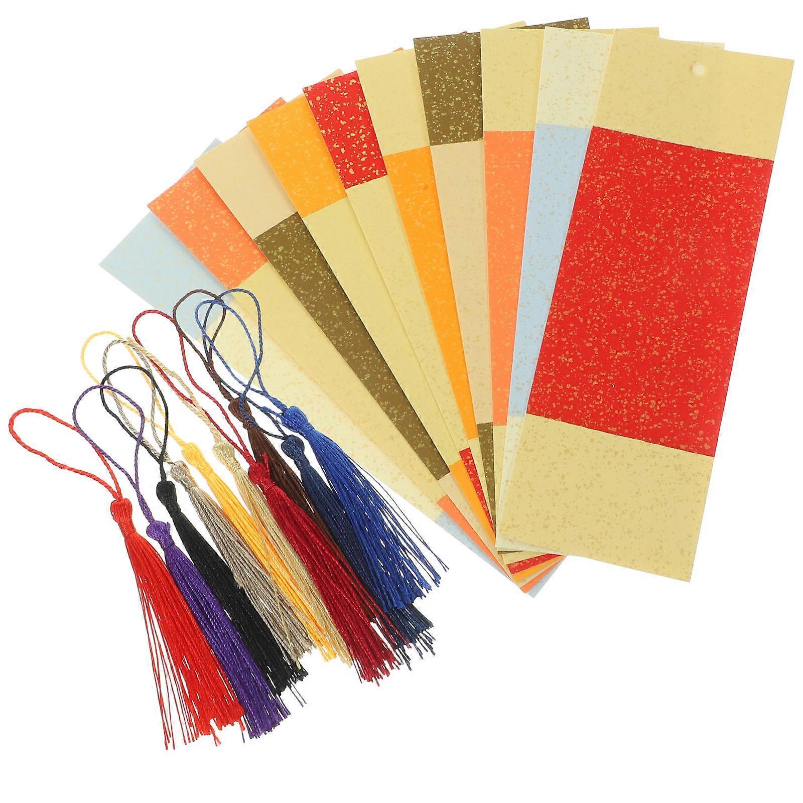 DIY Blank Bookmarks Paper Calligraphy Bookmark for Crafting 60Pcs Set