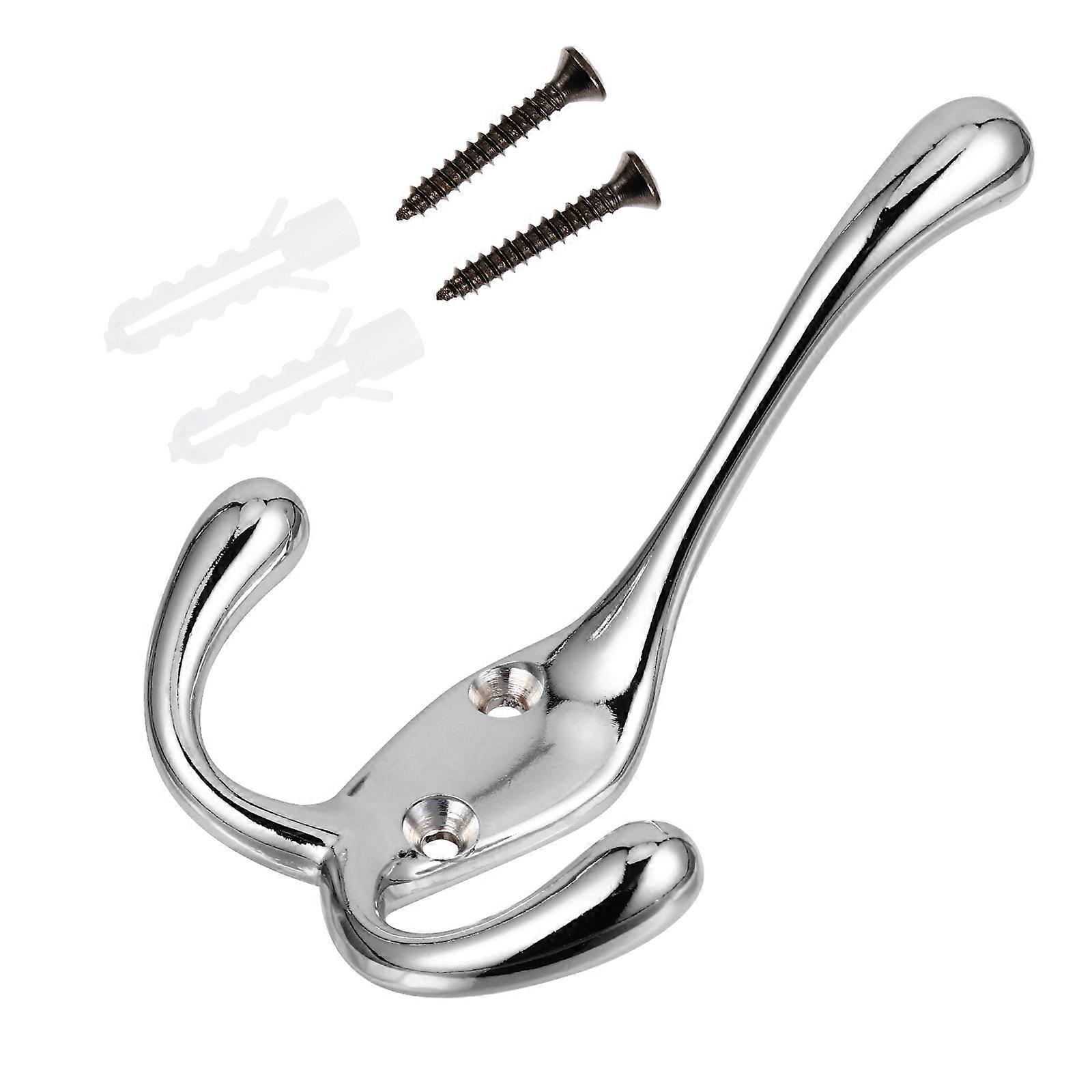 Wall Mounted Curtain Hook Iron Clothes Hook Retro Style 2Pcs