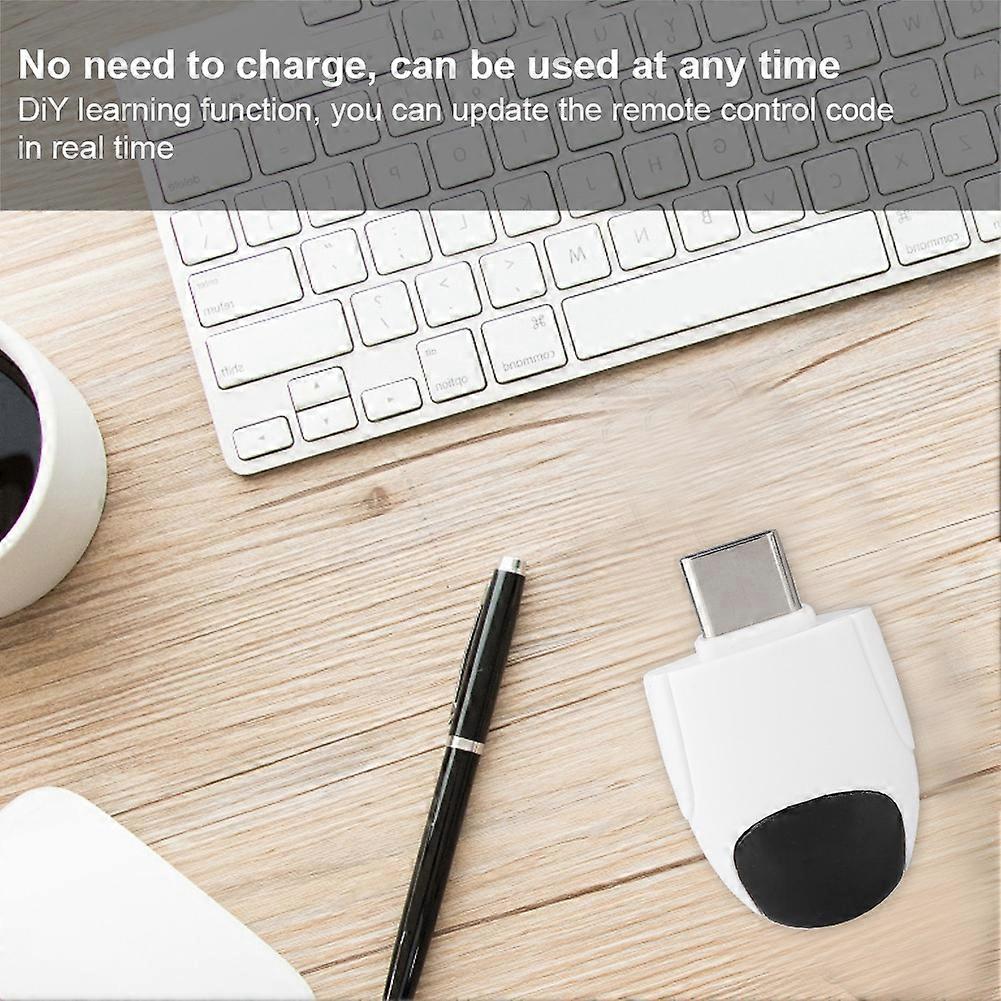 Intelligent Infrared Remote Control for Android Type-C Phones, 15m Range