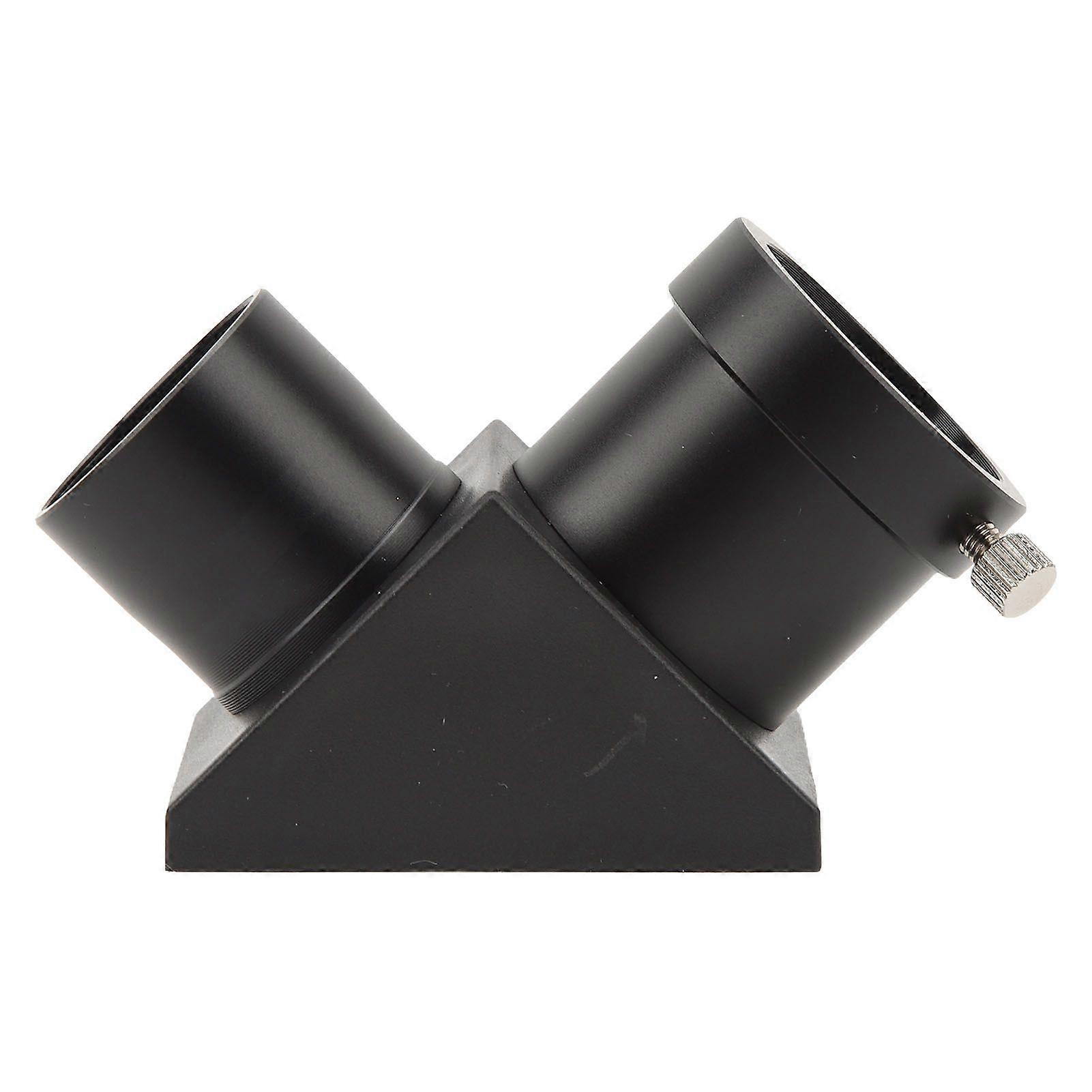 1.25 Inches 90 Degree Zenith Diagonal Mirror for Refractor Telescopes Celestial Planets Solar Eclipses Land Observations