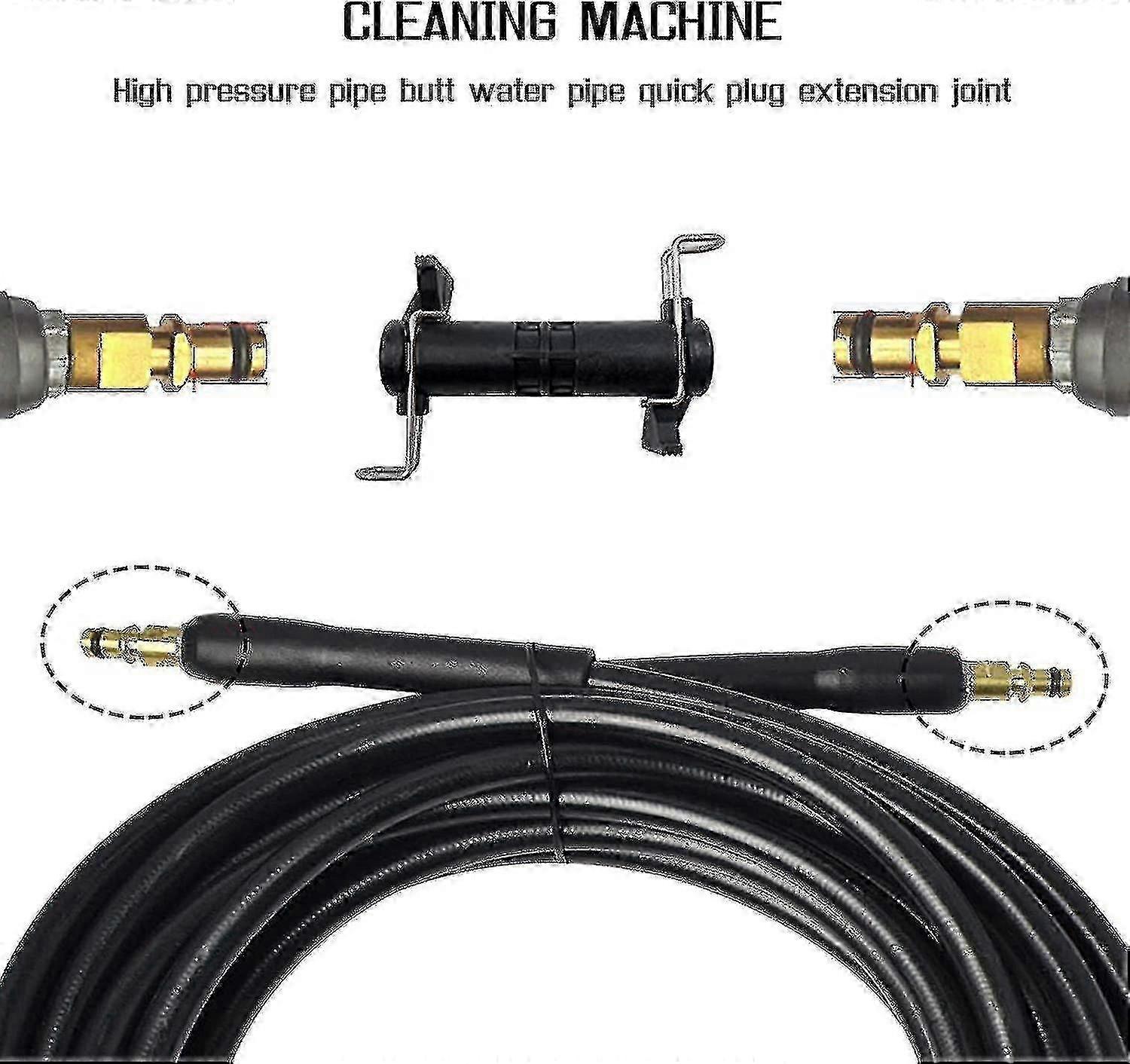 Joint Adapter Extension Connector Hose Water Cleaning Pressure Washer Compatible With Karcher K2 K3 K4 K5 K6 K7